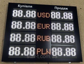 Графическое табло для обмена валют 07807 фото
