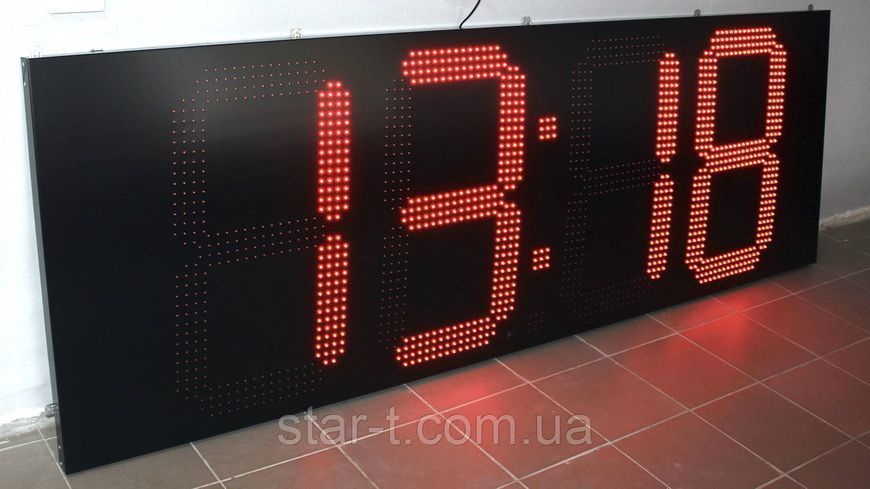 Большие фасадные часы 2700х900мм 07813 фото