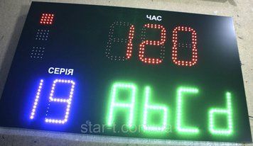 Спорт табло 1000х600 мм для стрілецьких змагань 07819 фото