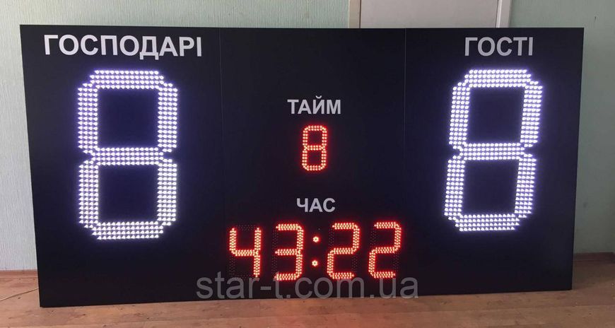 Табло для футболу 3000х1500 07543 фото
