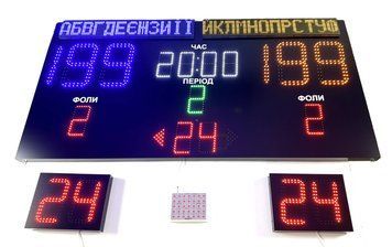 Спортивне табло для баскетболу 2100х1060 07869 фото