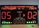 Спортивне табло 3000х1550 мм з графічним рядком 07528 фото