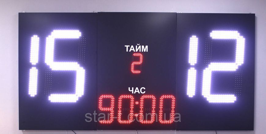 Спортивне табло для стадіона 3000х1500 мм 07759 фото