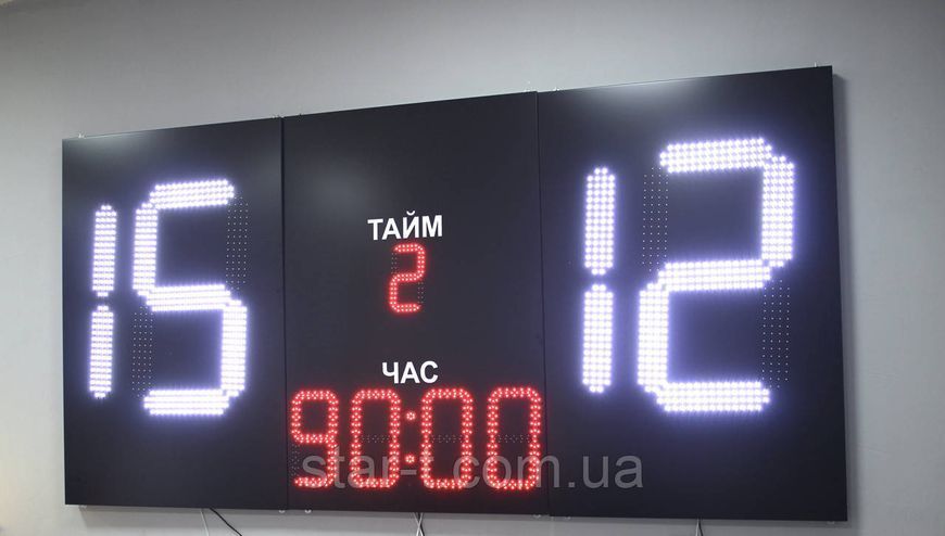 Спортивне табло для стадіона 3000х1500 мм 07759 фото
