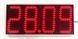 Годинник  900х400мм червоний 07783 фото 3