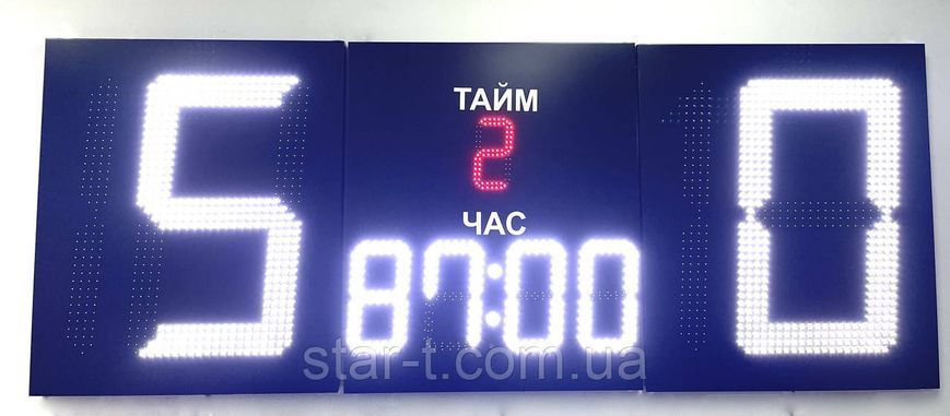 Светодиодное табло для футбола 3000х1180 мм 07788 фото