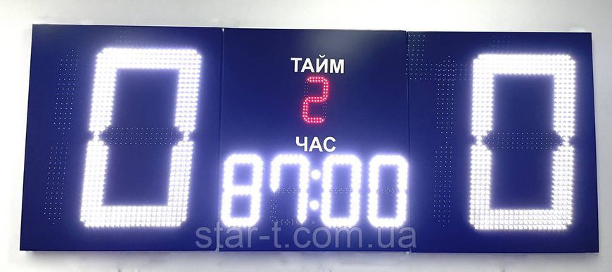 Светодиодное табло для футбола 3000х1180 мм 07788 фото