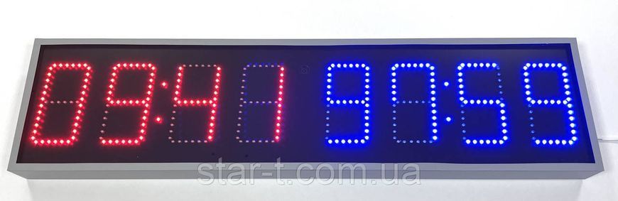 Часы астрономического и оперативного времени. 800х300мм 07666 фото