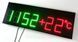 Годинник з термометром 900х300мм 07843 фото 3