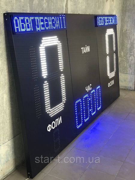 Большое спортивное светодиодное табло 3000х1500 07750 фото