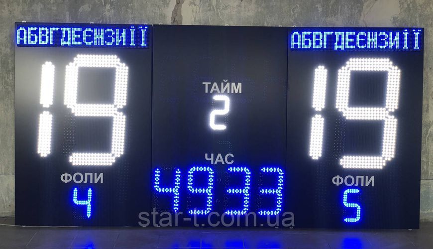 Большое спортивное светодиодное табло 3000х1500 07750 фото