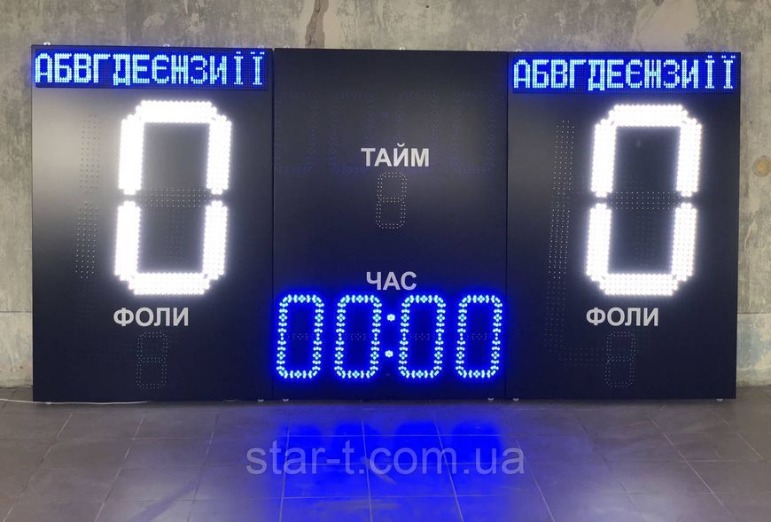 Большое спортивное светодиодное табло 3000х1500 07750 фото