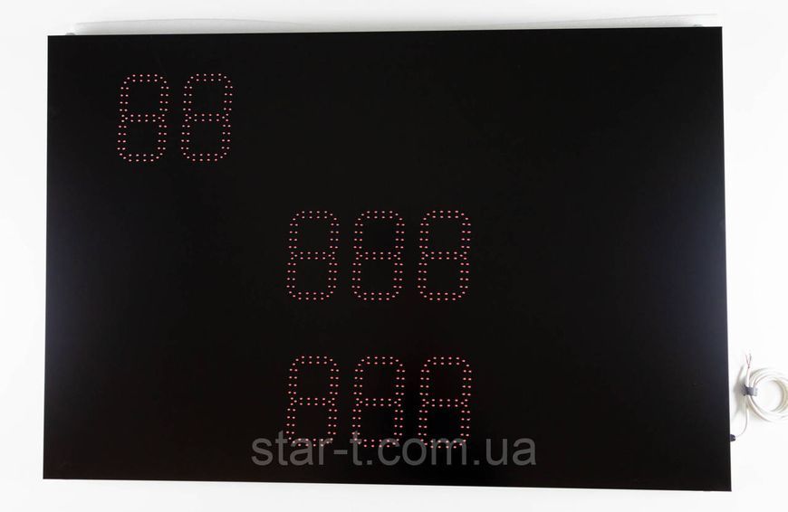 Табло ДНІВ БЕЗ ТРАВМ 1500х1000 мм 07634 фото